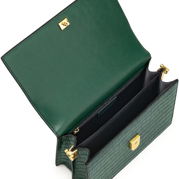 JW PEI Dark Green Mini Flap Crossbody - Picture 3 of 4